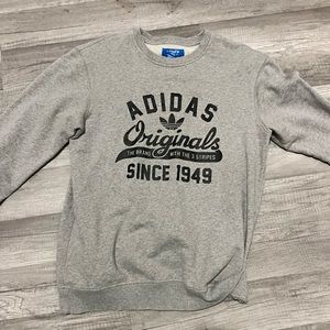 Adidas. Grey Adidas crewneck, size small, super cute